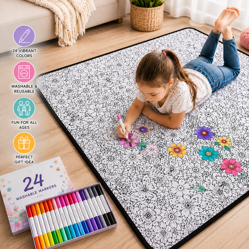 PopEase™ Washable Coloring Blanket